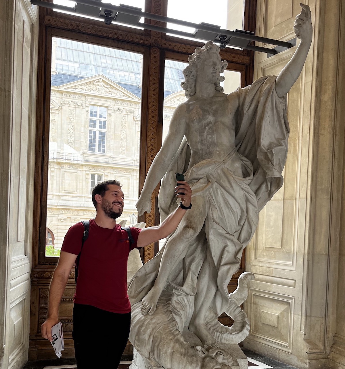 Me at Louvre